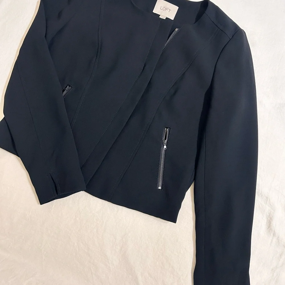 LOFT Black Women's Jacket - Picture 2 of 6